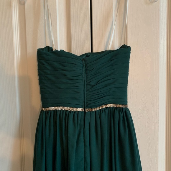 Hunter Green Grad Dress - Picture 5 of 11